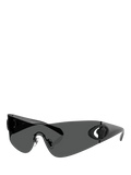 Versace Eclipse Wrap sunglasses dark grey 42mm - British product