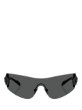 Versace Eclipse Wrap sunglasses dark grey 42mm - British product