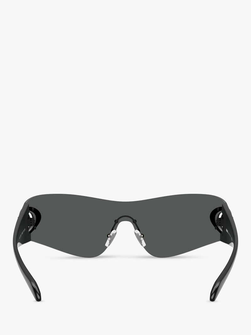 Versace Eclipse Wrap sunglasses dark grey 42mm - British product