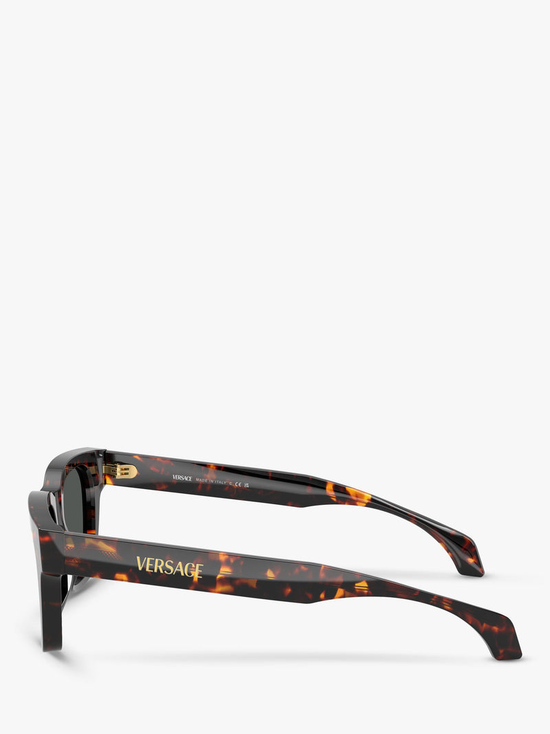 Versace square sunglasses brown acetate 52mm - British product