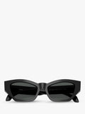 Versace cat's eye sunglasses in black acetate, UK version