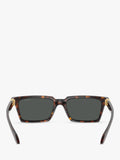 Versace VE4490U men's rectangular sunglasses Havana Grey (British brand)