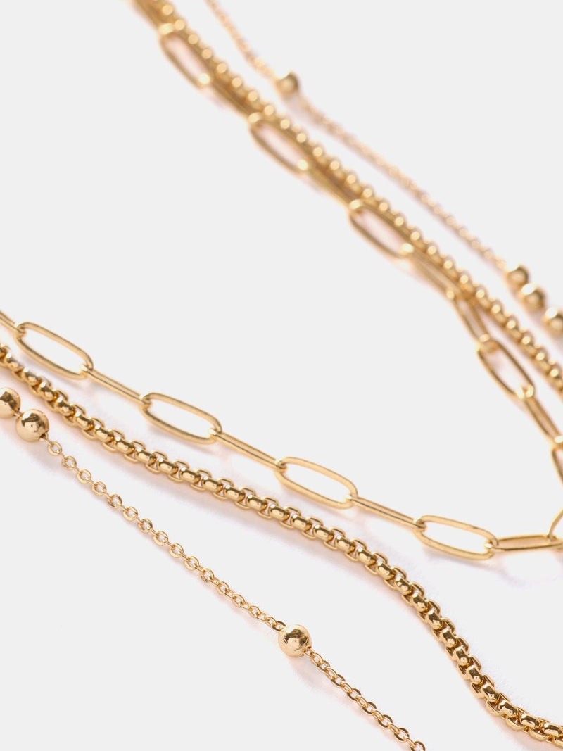 Mint Velvet gold pendant layered necklace (British brand)