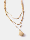 Mint Velvet gold pendant layered necklace (British brand)