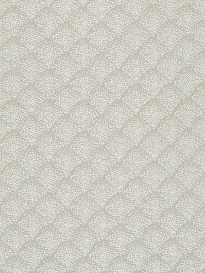 Harlequin Charm furnishing fabric in platinum with art deco motif - British product