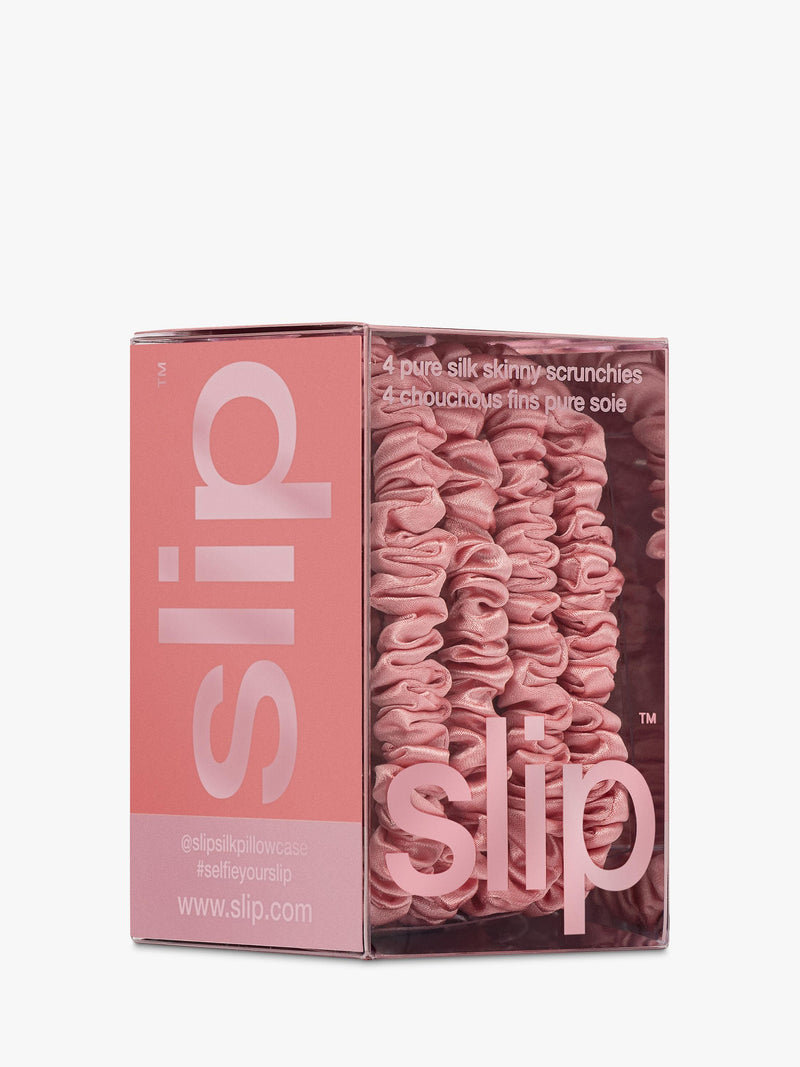 Slip skinny silk scrunchies pack of 4, imported from the UK
