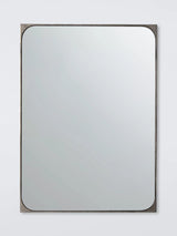 John Lewis John Lewis Distressed Metal Frame Wall Mirror, Antique Silver, 70 x 50cm- Buy online at McGrocer