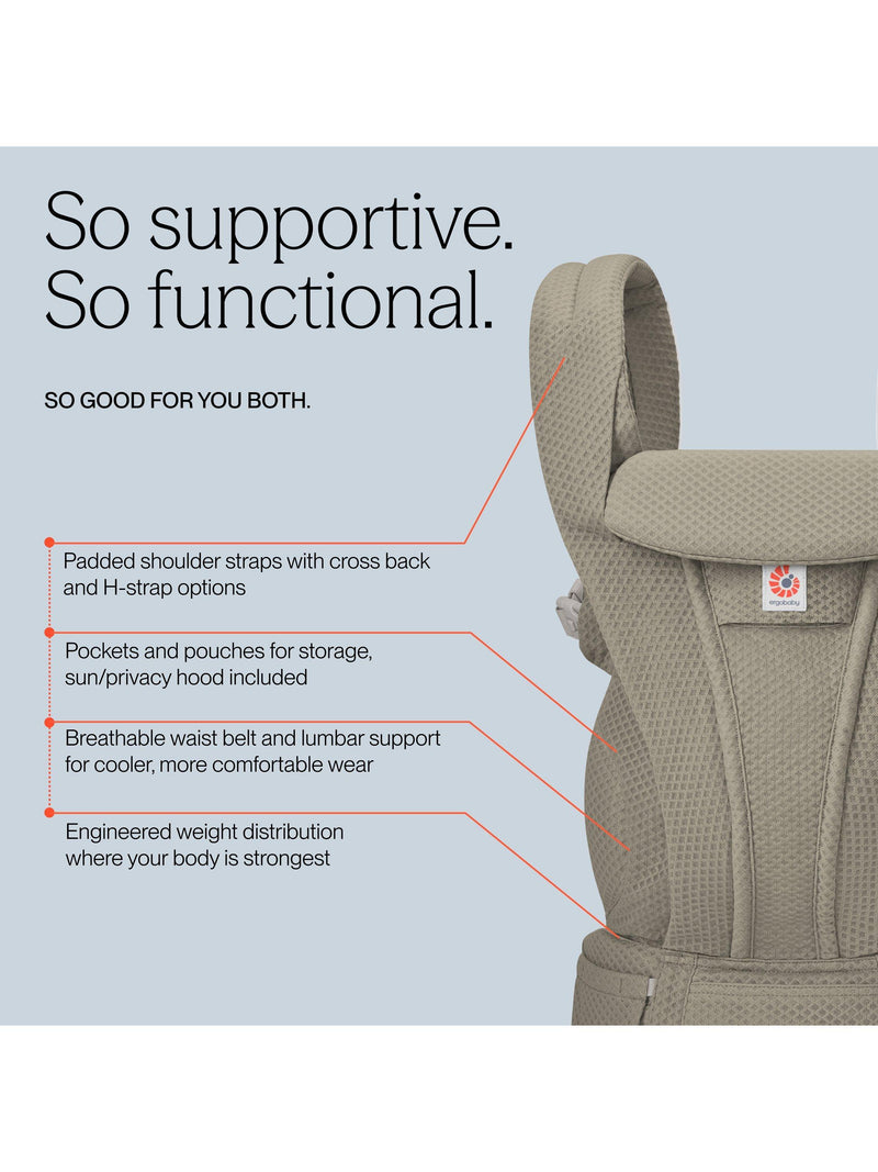 Ergobaby Omni Deluxe Mesh baby carrier - British product