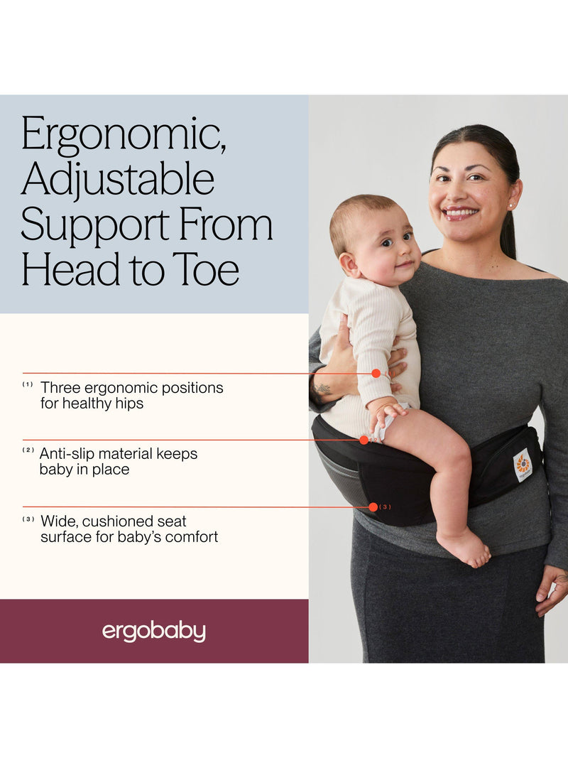 Ergobaby Lift Hip Seat Onyx Black (British brand)