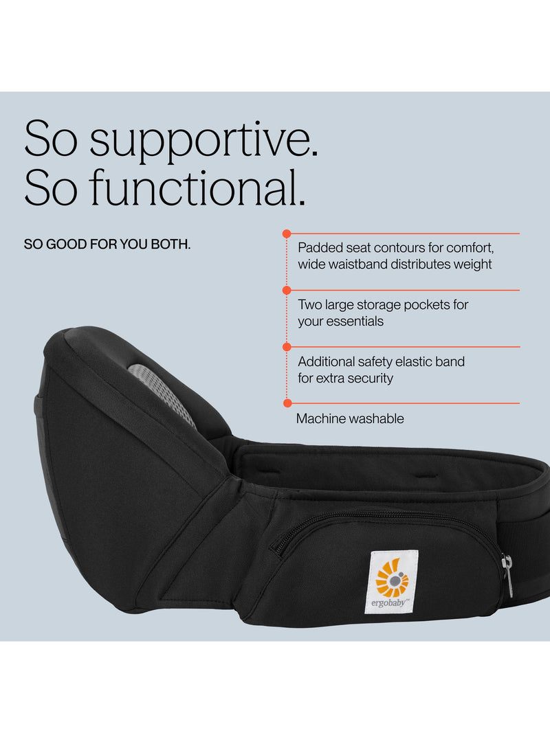 Ergobaby Lift Hip Seat Onyx Black (British brand)