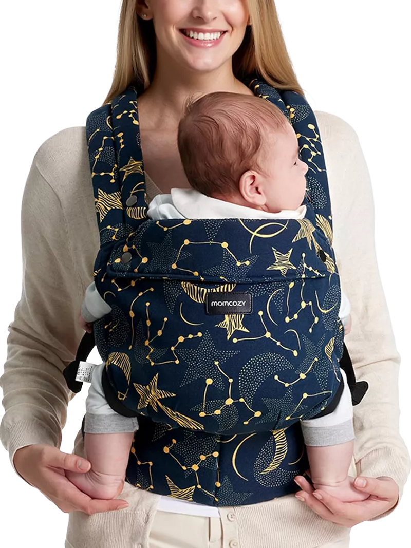 Momcozy Ergonomic Baby Carrier Starry Night, imported from the UK