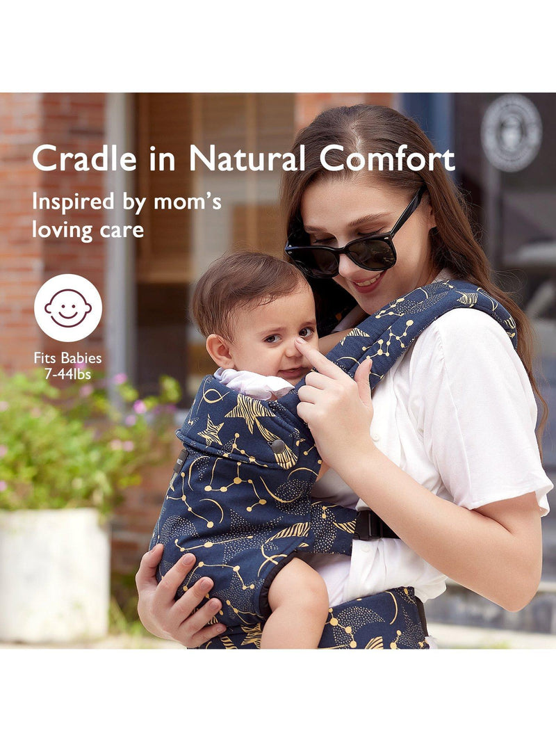 Momcozy Ergonomic Baby Carrier Starry Night, imported from the UK