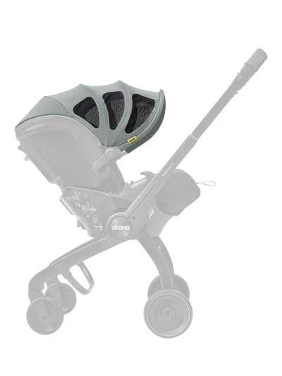 John Lewis Doona X Summer Canopy Dusty Sage Stroller Sun Canopy- Buy online at McGrocer