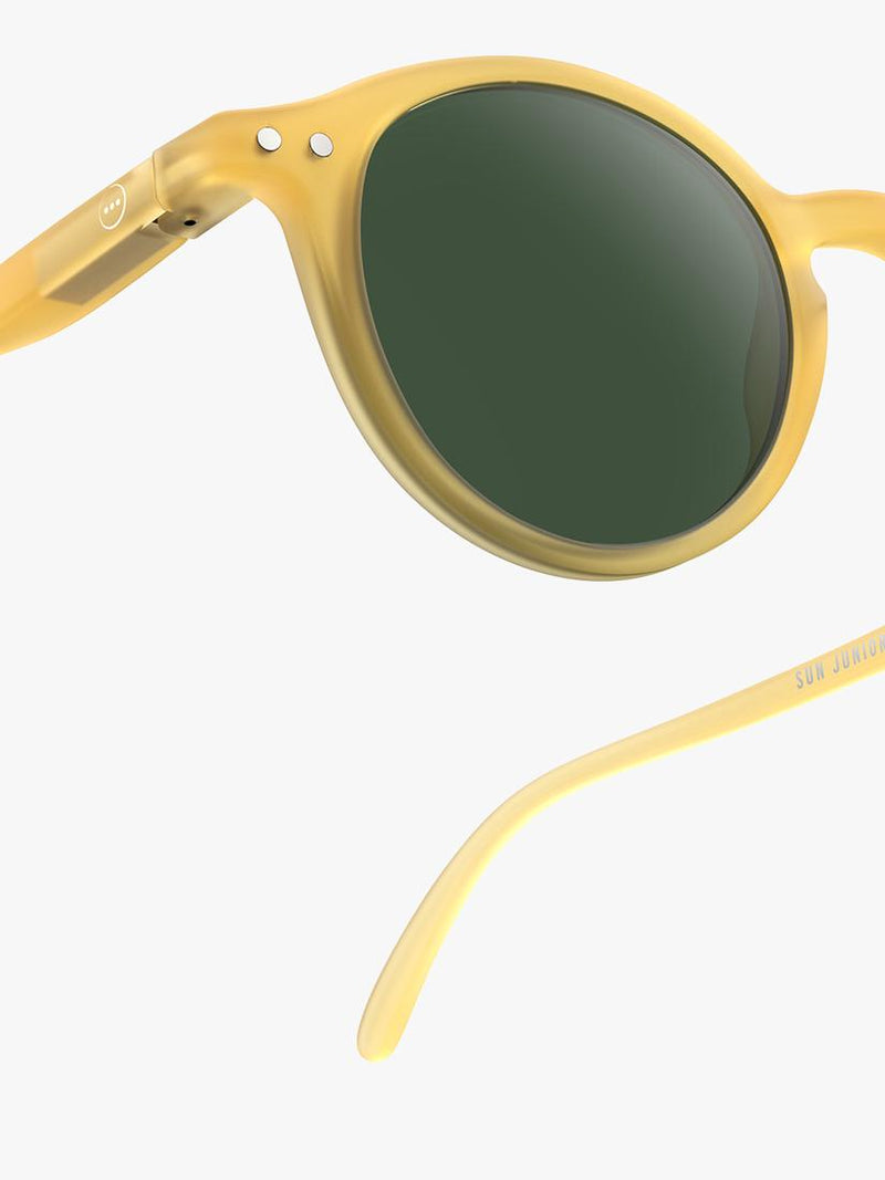 IZIPIZI junior round sunglasses yellow 5-10 years, UK version