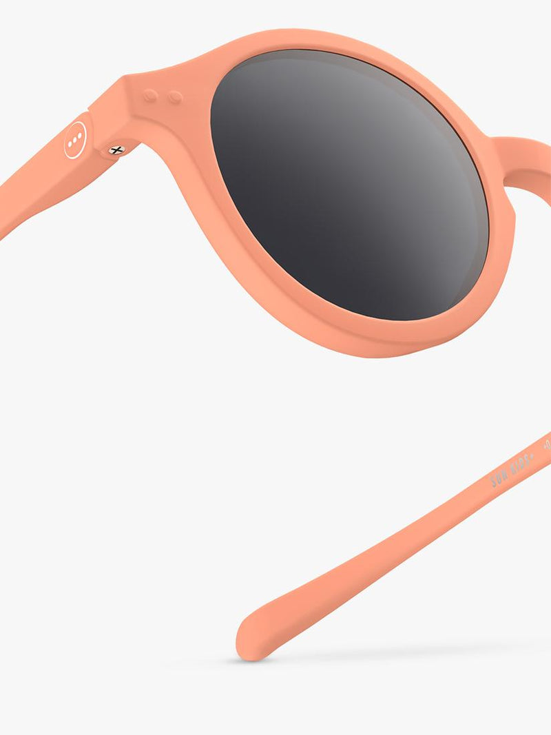 IZIPIZI kids' polarised round sunglasses orange frame for ages 3-5 years, UK version