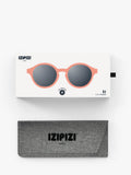 IZIPIZI kids' polarised round sunglasses orange frame for ages 3-5 years, UK version