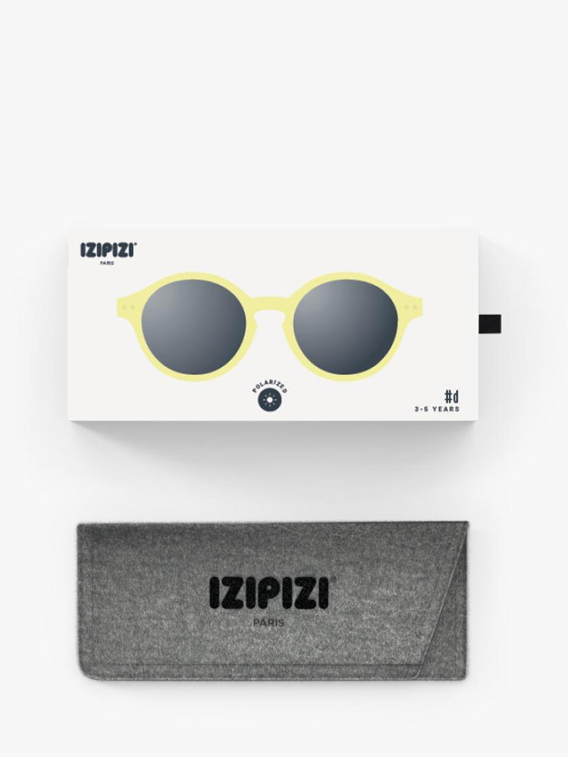 IZIPIZI kids polarised round sunglasses yellow 3-5 years, imported from the UK