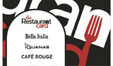 Restaurantkarte 25 GBP Restaurant-Geschenkkarte