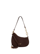 John Lewis Dune London Direction Asymmetric Chain Detail Suede Shoulder Bag- Buy online at McGrocer