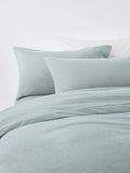 John Lewis cotton jersey duvet cover set with fitted sheet single - British product