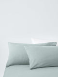 John Lewis cotton jersey duvet cover set with fitted sheet single - British product