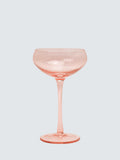 Lou Coupe Glass Set of 2 in Blush
