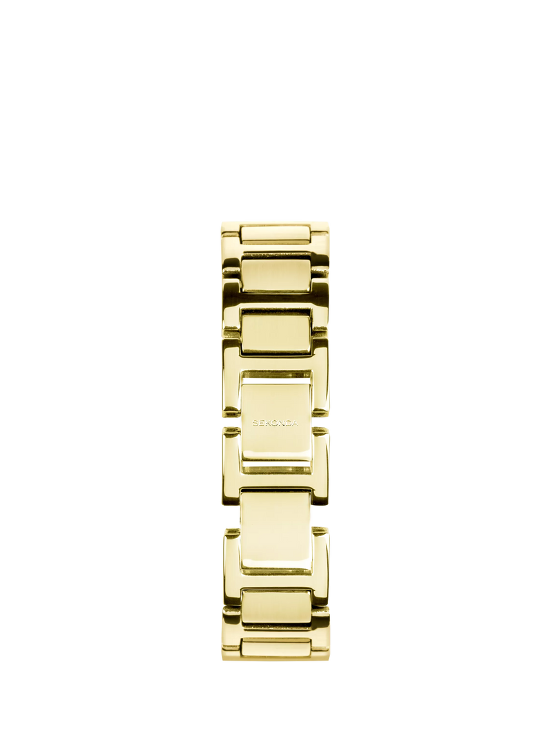Sekonda women's guilloche dial watch gold bracelet 22mm case, imported from the UK