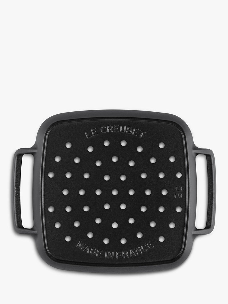 Le Creuset square BBQ grilling basket 30cm, imported from the UK