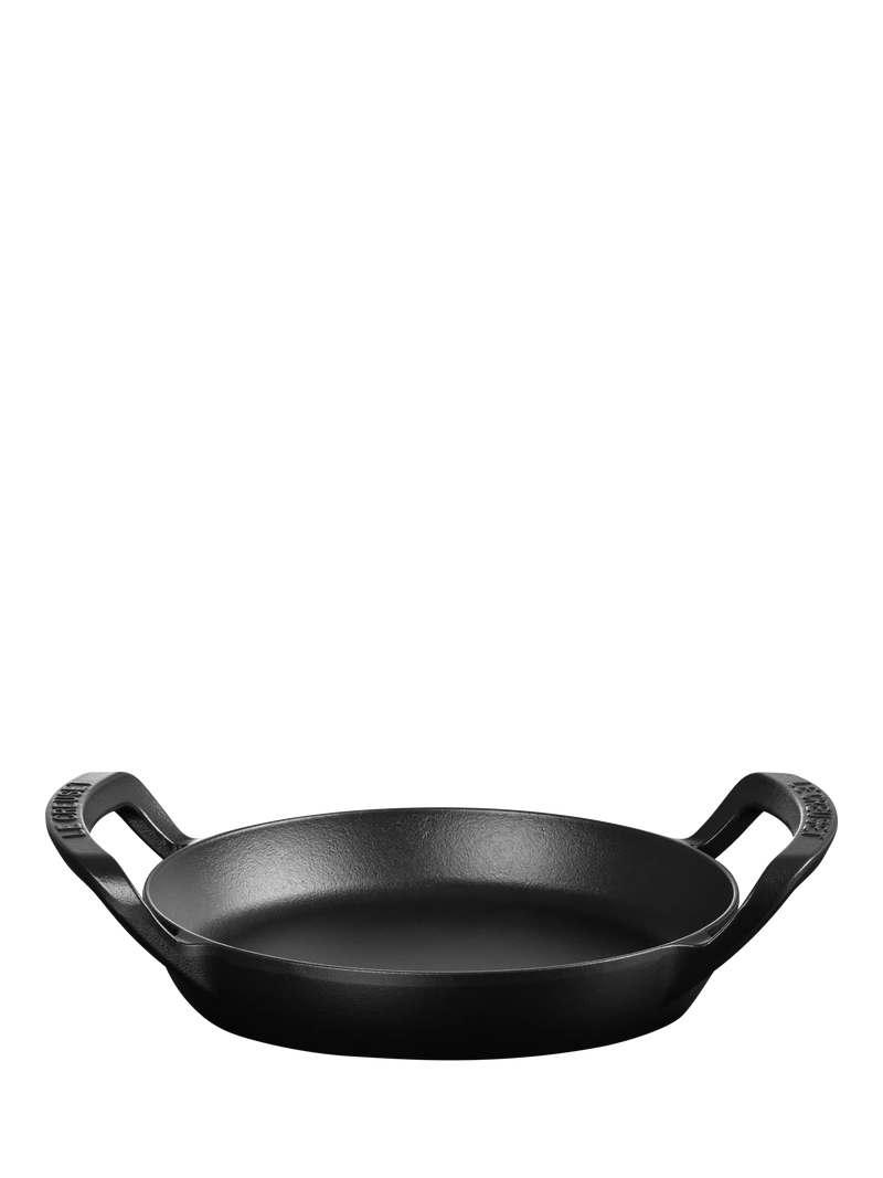 Le Creuset outdoor cast iron skillet Satin Black 25cm, imported from the UK