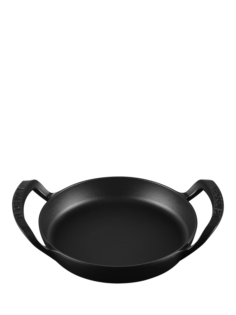 Le Creuset outdoor cast iron skillet Satin Black 25cm, imported from the UK