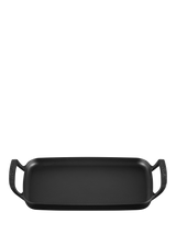John Lewis Le Creuset BBQ Outdoor Cast Iron Rectangular Griddle, 40cm, Matte Black- Buy online at McGrocer