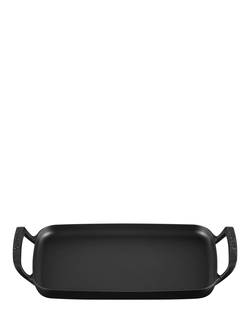 Le Creuset cast iron outdoor rectangular griddle 40cm, UK version