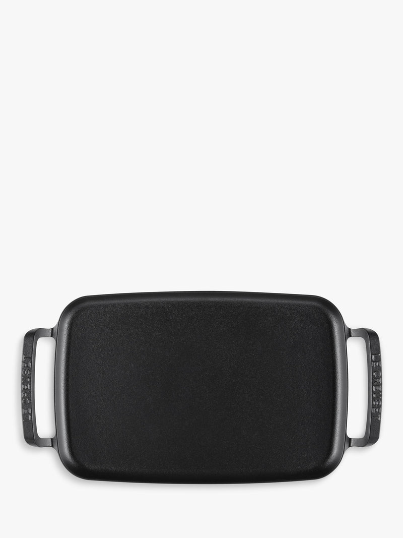 Le Creuset cast iron outdoor rectangular griddle 40cm, UK version