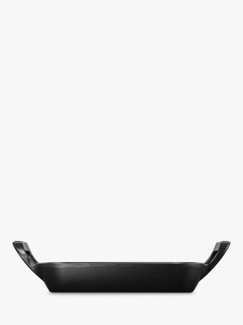 Le Creuset outdoor square grill matte black 26cm (British brand)