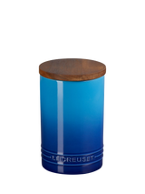 John Lewis Le Creuset Stoneware Storage Jar, Azure, 770ml- Buy online at McGrocer