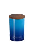 Le Creuset stoneware storage jar Azure 770ml, UK version