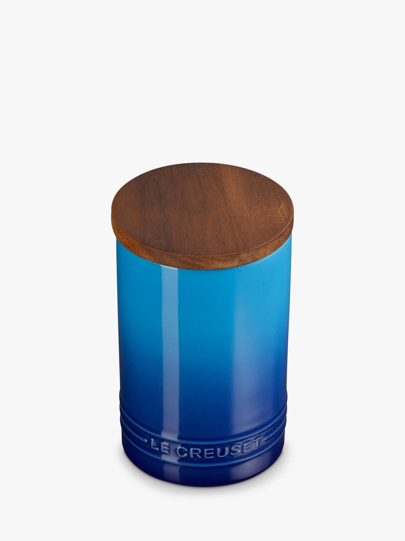 Le Creuset stoneware storage jar Azure 770ml, UK version