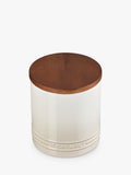 Le Creuset stoneware storage jar 1.1L Meringue, imported from the UK