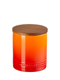 Le Creuset stoneware storage jar Volcanic 1.1L, UK version