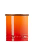 Le Creuset stoneware storage jar Volcanic 1.1L, UK version