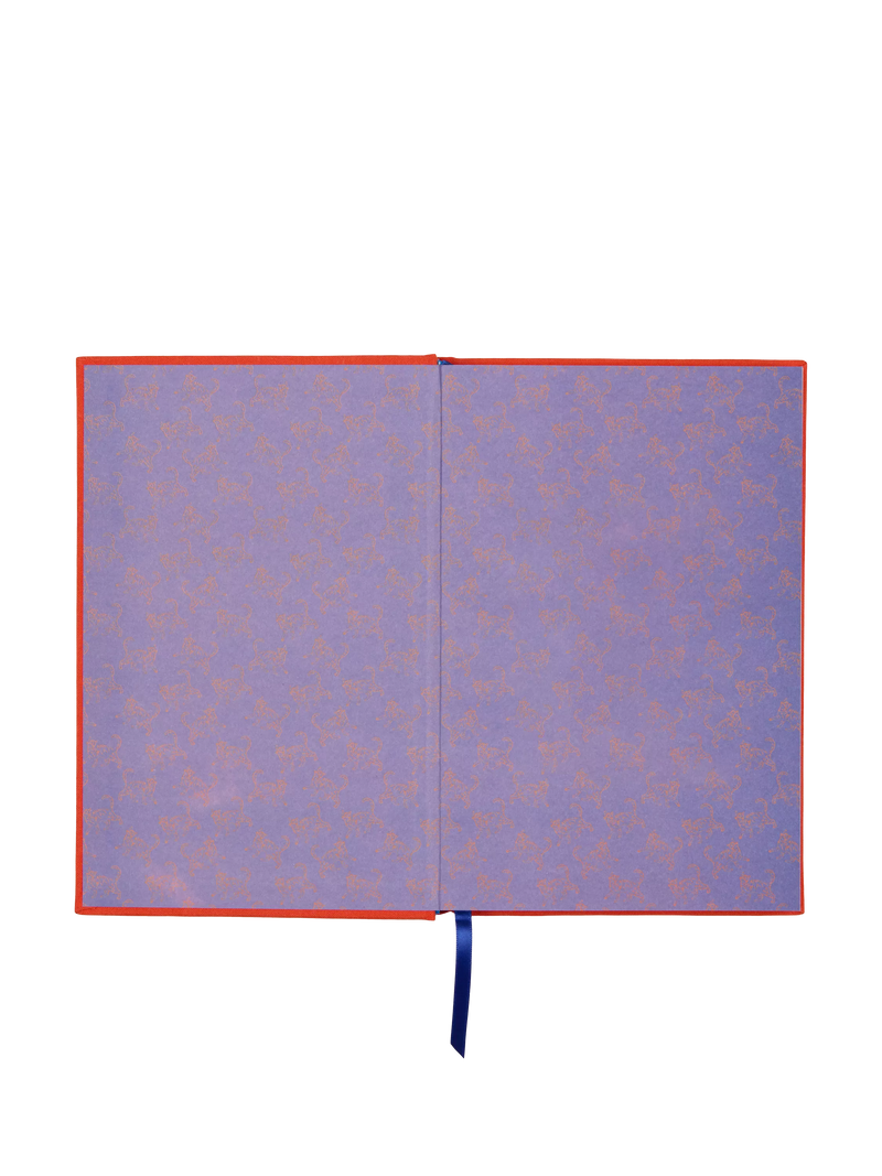 DesignWorks Ink red cat journal with hardback cover - British product
