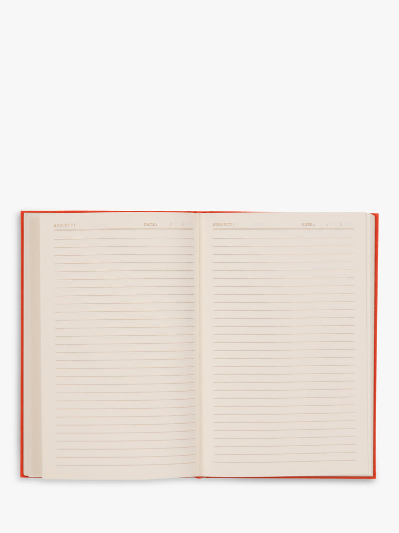 DesignWorks Ink red cat journal with hardback cover - British product