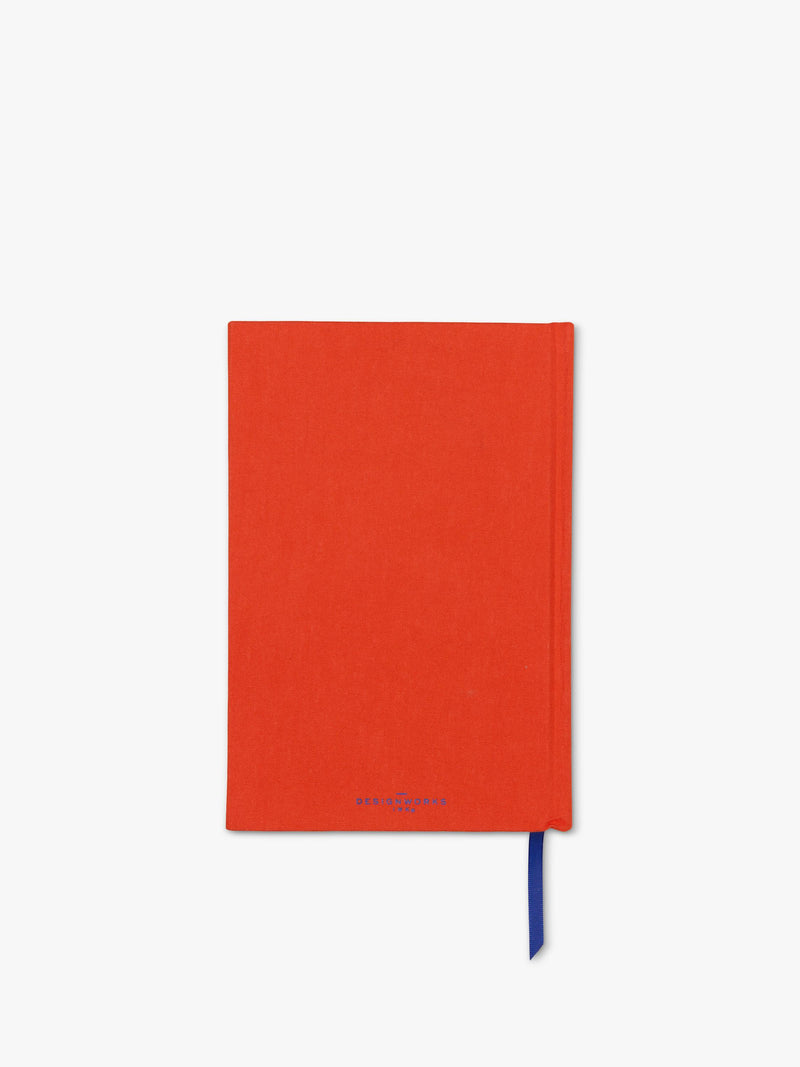 DesignWorks Ink red cat journal with hardback cover - British product