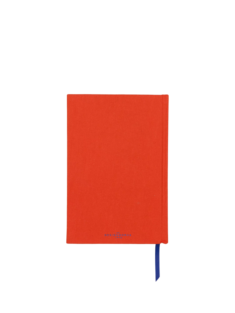 DesignWorks Ink red cat journal with hardback cover - British product