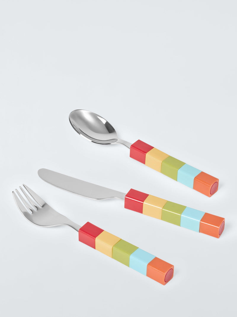 John Lewis children's cutlery set with movable handle 3 piece (British brand)