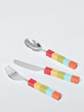 John Lewis children's cutlery set with movable handle 3 piece (British brand)