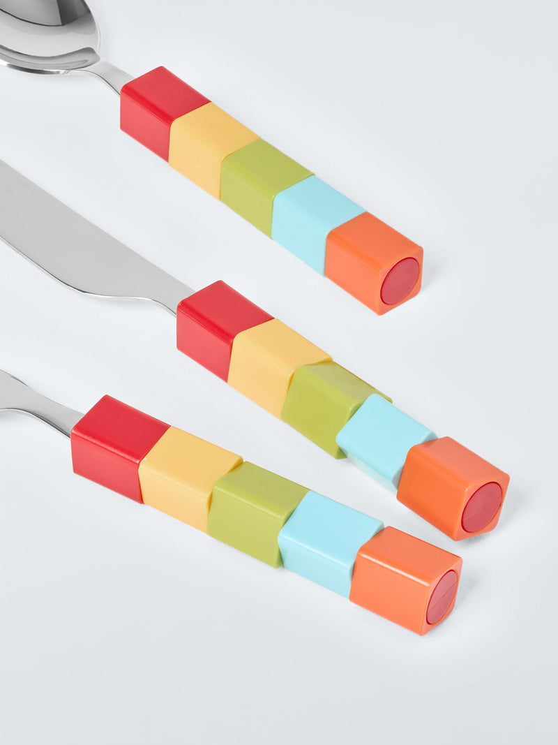 John Lewis children's cutlery set with movable handle 3 piece (British brand)