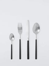 John Lewis John Lewis Recycled Handle Stainless Steel Cutlery Set, 16 Piece, 4 Place Settings, Black- Buy online at McGrocer