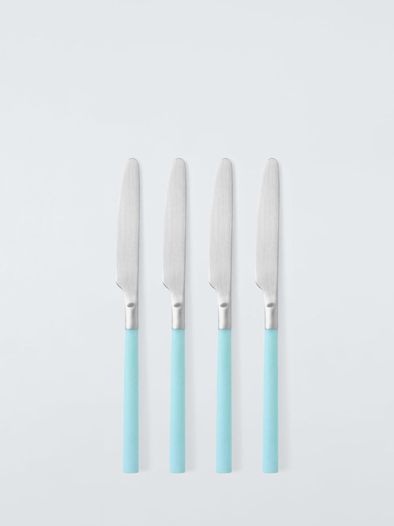 John Lewis recycled handle cutlery set 16 piece blue, UK version