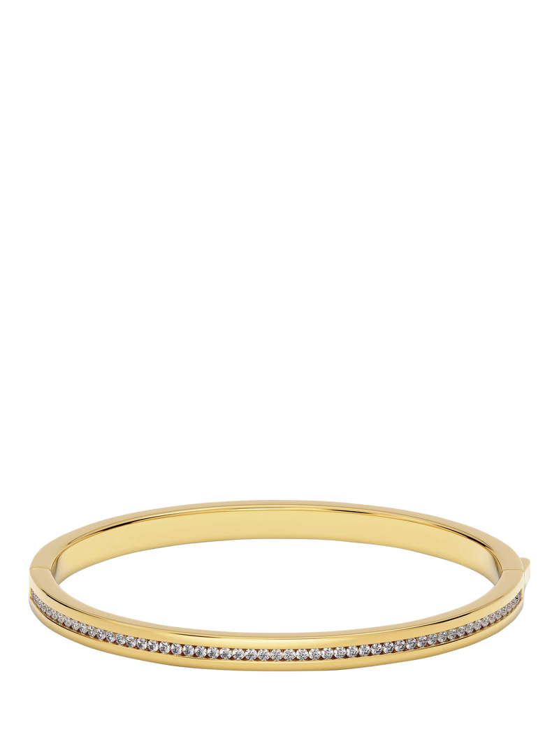EDBLAD Josefin Cubic Zirconia Bangle, Gold, Small
